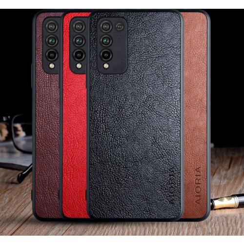 Case for Huawei Honor 10X Lite funda luxury Vintage Leather skin capa phone cover for huawei honor 10x lite case coque