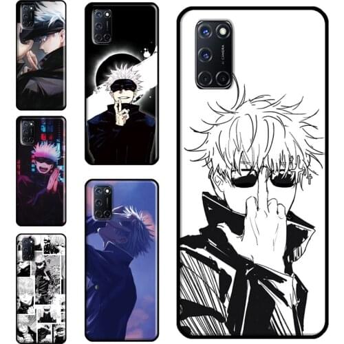Gojo Satoru Jujutsu Kaisen Anime Case For OPPO Find X3 Pro F5 A1K A3S A5S A15 A52 A72 A83 A91 A93 A5 A9 A31 A53 2020 Cover