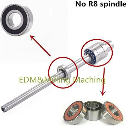 CNC Milling Machine Part R8 Spindle Bearings 7207DB + 6206 For BRIDGEPORT Mill Tool