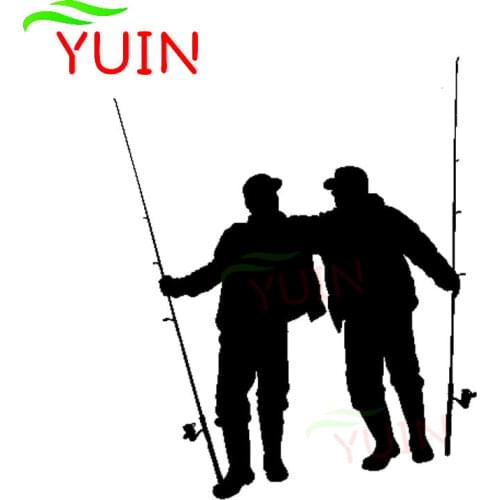 Good Friend Go Fish Interesting Fashion Styling Car Sticker Auto Accessories PVC Decoration Cover Scratch Waterproof Decal