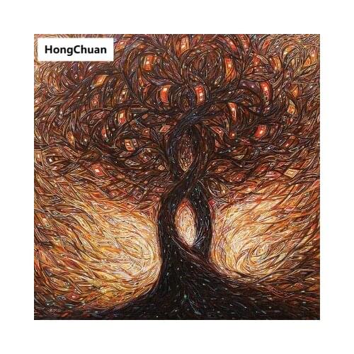 Fast Delivery Lucky Tree 5D DIY Square/Round Diamond Painting Mosaic Cross Stitch Home Decoration Mural Christmas Gift New Year