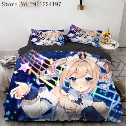 Japanese Anime Comforter Bedding Set Cartoon Duvet Cover Set Teenagers Quilt Cover Set Luxury Bedclothes Microfiber Bed Linen