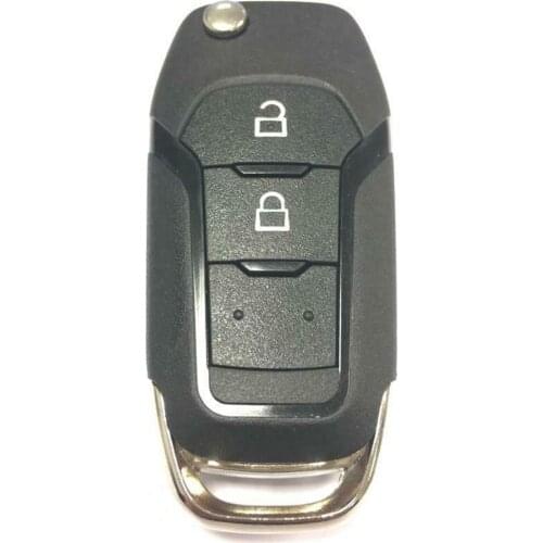 Mayitr 1pc Replace 2 Button Flip Key Case Fit For Ford Ranger T6 Remote Fob 2015-2019 Accessories Parts