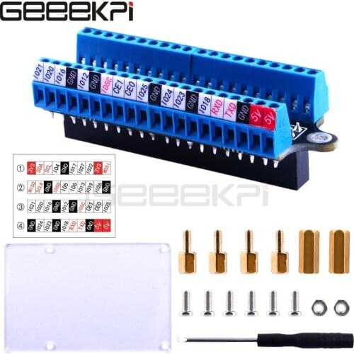 Raspberry GPIO Terminal Block Breakout Board Module For Raspberry Pi 4B/ 3B+/ 3B/ 2B/ 1B+/ Zero/ Zero W