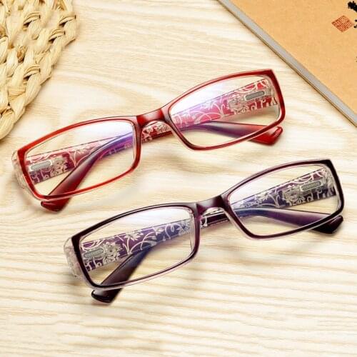 Fashion Classic Square Reading Glasses Women Vintage Plastic Frame Reading Glasses Men +1.5.+2.0.+2.5.+3.0.+3.54.+4.0