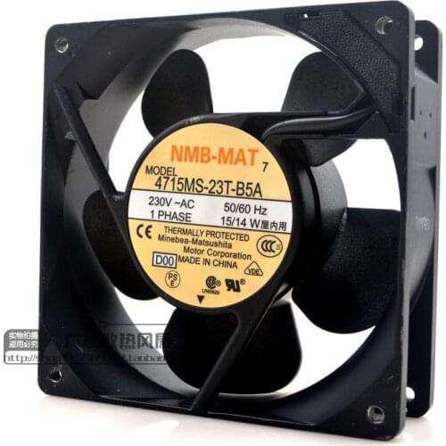 Free Shipping Original NMB-MAT 4715MS-23T-B5A AC 230V 12038 12cm 120mm industrial metal axial Cooling Fans