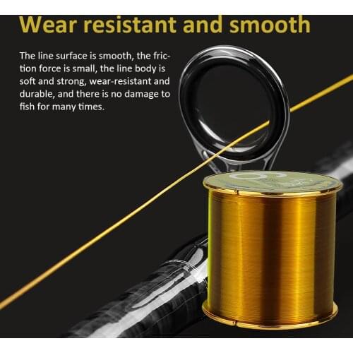 500m Fishing Line Japan Monofilament Sea Fishing Line Thread Spool Super Strong Nylon Raw Yarn Wear-resistant Fishing Tool