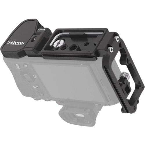 Selens A72 A73 A9 L Type Camera Cage Rig For Sony A7ii A7iii A9 Aluminum Alloy Cage Quick Release Kit LP-M3