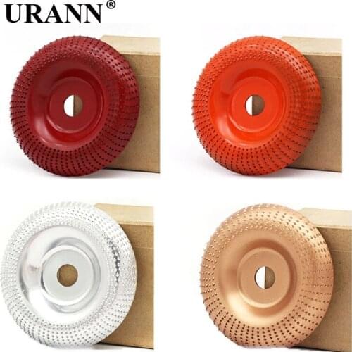 URANN Wood Grinding Wheel Angle Grinder Disc Wood Carving Sanding Abrasive Tool For Angle Tungsten Carbide Coating Bore Shaping