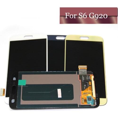 Compatible For Samsung galaxy S6 lcd display touch screen digitizer G920i G920P G920f G920V G920A G920W8