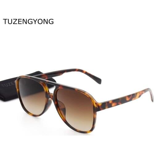 TUZENGYONG Brand Designer Women Square Sunglasses Men UV400 Protection Sun Glasses Plastic frame Eyewear Outdoor Goggles