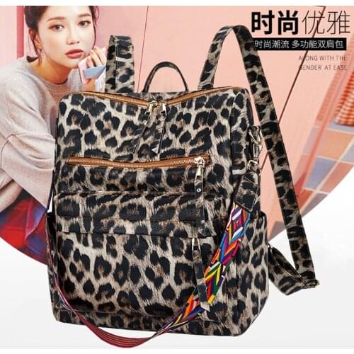 Woman bag 2021 new ladies backpack European and American leisure bag women large capacity student school bag campus backpack