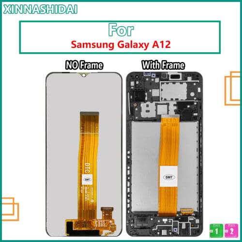 6.5" LCD Display For Samsung Galaxy A12 A125F A125 A125H A125F/DS LCD Display Touch Screen Digitizer Assembly Replacement