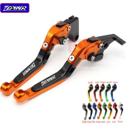 13 Colors Adjustable Folding Extendable Motorcycle CNC Brake Clutch Levers For Kawasaki ZR750 ZEPHYR 1991 1992 1993