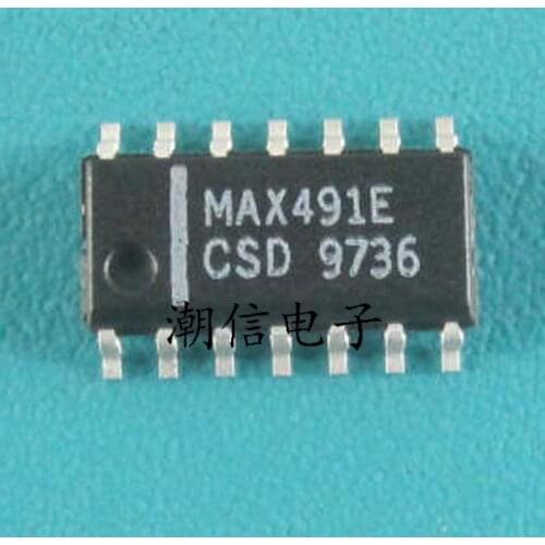 Free shipping new%100 new%100 MAX491ECSD SOP-14