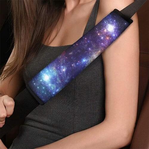 Seat Belt Cover Universal Seat Strap Cushion Pads Car Seatbelt Covers Shoulder For VW Peugeot 206 207 307 308 2008 Tesla model 3