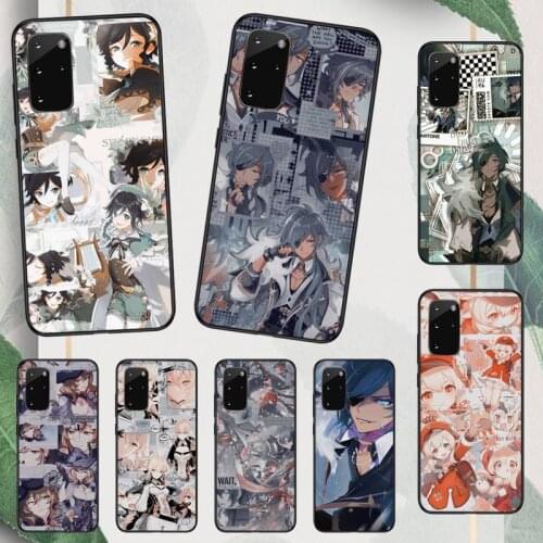 Genshin impact fashion poster Phone Case For Samsung galaxy S 9 10 20 A 10 21 30 31 40 50 51 71 s note 20 j 4 2018 plus