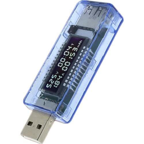 Hot Worldwide 0.91" OLED Screen USB Charger Capacity Power Current Voltage Detector Teste