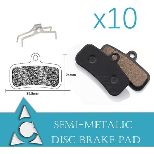 EOOZ 10 PRS * Semi - Metallic bicycle MTB DISC BRAKE PADS FOR SHIMANO Saint M810 M820 ZEE M640 H01 Also Fit Slate T4, Quadiem