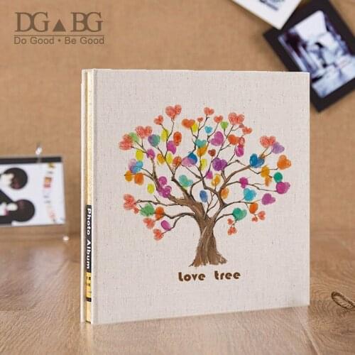 DIY Photo Album Photos Large Kids Family Photo Albums Cute Girl Album Childrens Gift Self-Adhesive Dust-Free air-Free Glue Free
