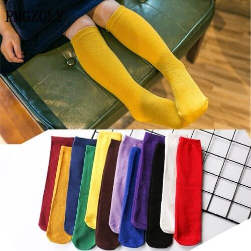 Girl Socks Quality Cotton Knee High Long Fox Socks For Children Clothing Accessories Cute Knee Leg Warmers Boy Tennis Sock Sport