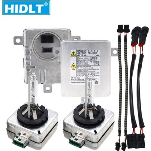 HIDLT 2020 New 12V 55W D3S HID Xenon Lamp Kit D1S Ballast Control Unit 4300K 5000K 6000K 8000K Car HID Xenon Headlight Bulb Kit
