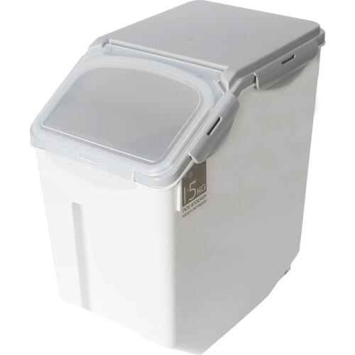 Rice Storage Box Food Grade PP Storaging Bucket Moisture-Proof And Insect-Proof Sealed Box Household Rice Store Supplies