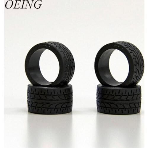 Kyosho MZW37 38 Radial Tire Patterned for Mosquito Cart MINI-Z AWD MR03 BZ SZ MINI-Q Rc Car 4 Pcs Tire
