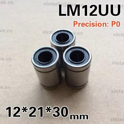 [LM12UU-P0]10PCS Free Shipping inner 12mm linear bearing LM12UU LB12UU SDM12UU motion system linear bearing