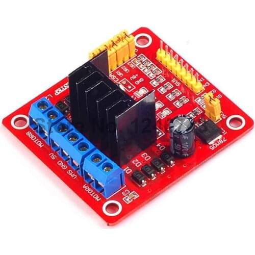 L298 Motor Driver Module Dual Bridge DC Stepper Motor Shield Expansion Controller Board For Arduino DIY Smart Tank Car Kit