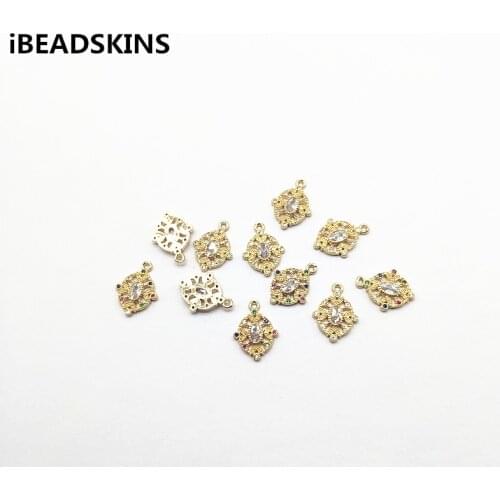 New arrival! 16x12mm Oval shape Cubic Zirconia charm Copper Accessories for Earrings parts,Accessories,hand Made Jewelry DIY
