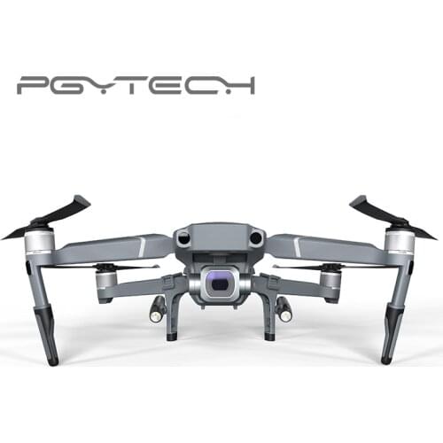 New Arrival PGYTECH Mavic 2 Landing Gear Extensions LED Head lamp light set for DJI Mavic 2 Pro Zoom (without batteries)