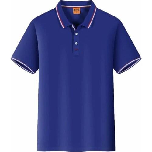 The new cotton overalls polo shirts with short sleeves jacket