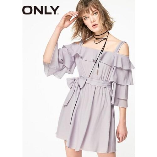 ONLY Spring Cinched Waist A-lined Slip Dress |119107637