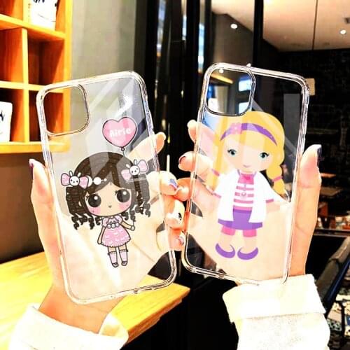 Cute alegria kawaii PNG funny girl Phone Case Transparent For iphone12 11 Pro Max X XR XS MAX 7 8 plus 6S 2020 SE 12Mini Cover