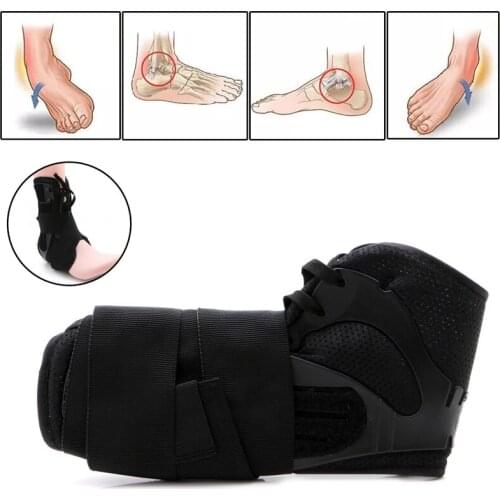 S/M/L Size Ankle Brace Support Sports Adjustable Ankle Straps Sports Support Adjustable Foot Orthosis Stabilizer Ankle Protector