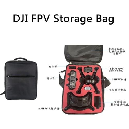Portable Storage Bag for DJI FPV Backpack Multi-function Drone Storage Bag for DJI FPV Drone Box Accessories