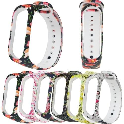 1 pc Fashion Replacement Strap For Xiao Mi Band 4 Contracted style durable Soft Silicone Replacement Wristband Wrist Accessories