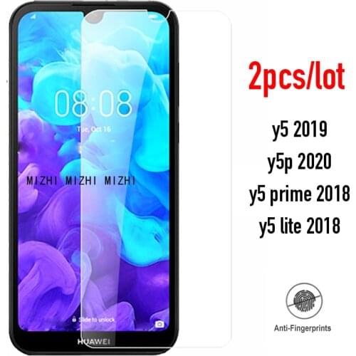 2pcs Glass For huawei y5 2019 Screen Protector Protective Glas on for huawei Y5P 2020 5P 5Y Y 5 2019 2018 Y52019 Safety film
