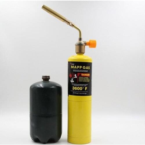 High Quality MAPP Gas Turbo Torch Soldering Propane Welding Nozzles Brazing Mini Gas Welding Torch for Solder Welding Tools
