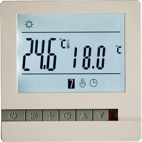 MK605 220V 25A Intelligent Temperature Controller LCD Display WiFi Programmable Room Temperature Controller