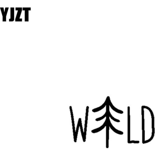 YJZT 12.7CM*7.9CM Wild Adventure Vinyl Motorcycle Car Sticker Decals Black/Silver C13-000363