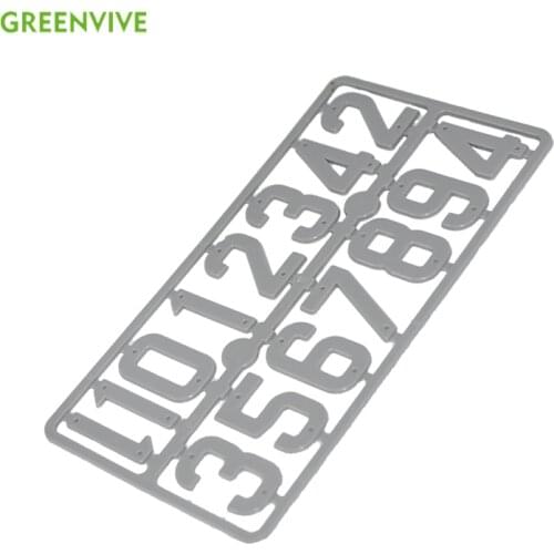 2Pcs/pack Plastic Beehive Digital Number Card Bee Case Box Sign Frame Beekeeping Equipment tools Beekeeping Mark Board