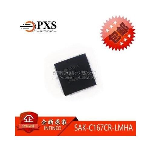 5PCS SAK-C167CR-LMHA QFP144 SAK-C167CR-LM QFP-144 SAK-C167CR C167CR 167 16-bit microcontroller New and original