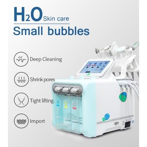 6 In 1 Water Dermabrasion Machine Deep Cleansing Water Jet Hydro Diamond Facial Clean Dead Skin Removal For Salon Use