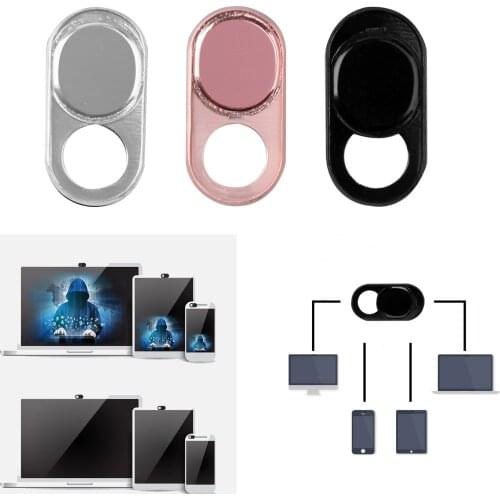 Artudatech 3 × Metal WebCam Cover Slide Camera Privacy Security for Phone MacBook Laptop