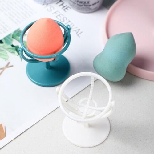 White/Green 1pc Makeup Sponge Racks Cosmetic Puffs Beauty Stand Foundation Concealer Makeup Sponge Puff Holder Tools