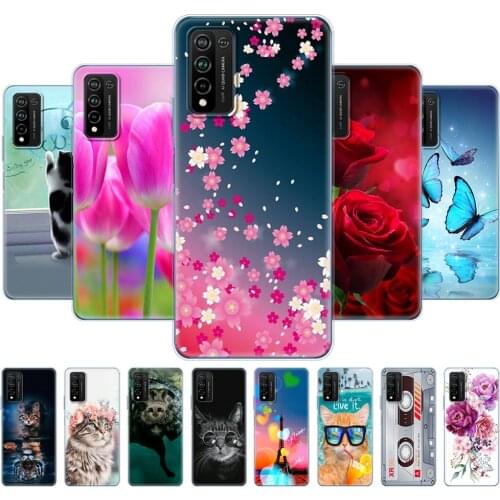For Honor 10X Lite Case Back Phone Cover For Huawei Honor 10X Lite Etui Bumper Silicon TPU Soft Protective Coque Dropshipping
