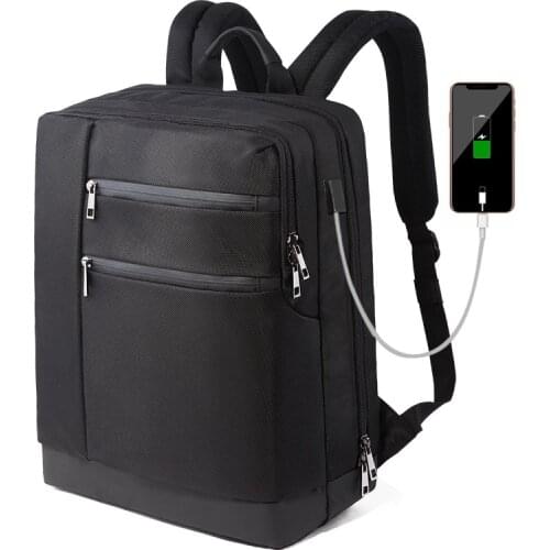 Business backpack backpack USB rechargeable schoolbag laptop bag