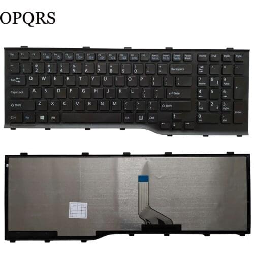 New For Fujitsu Lifebook AH532 A532 N532 NH532 MP-11L63US-D85 CP569151-01 Series US laptop Keyboard Teclado Black
